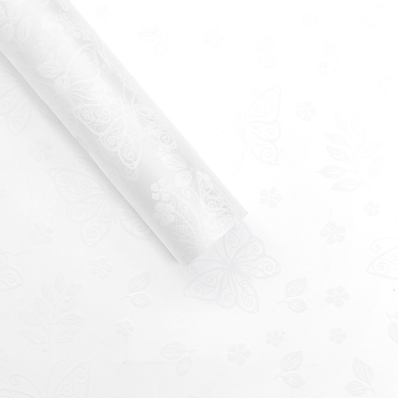 MYHC-07 Linhas de borboleta requintadas, filme transparente para embalagem de flores