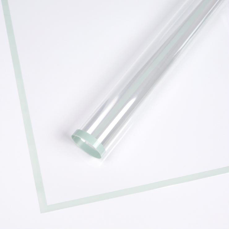 Papel de envolvimento plástico da flor da borda monocromática transparente MYHC-15