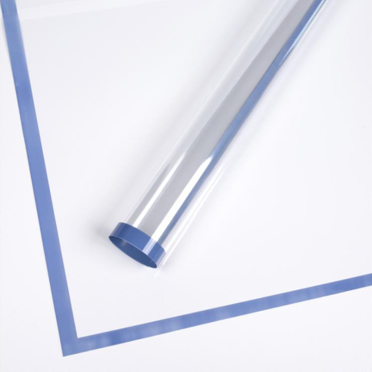 Papel de envolvimento plástico da flor da borda monocromática transparente MYHC-15
