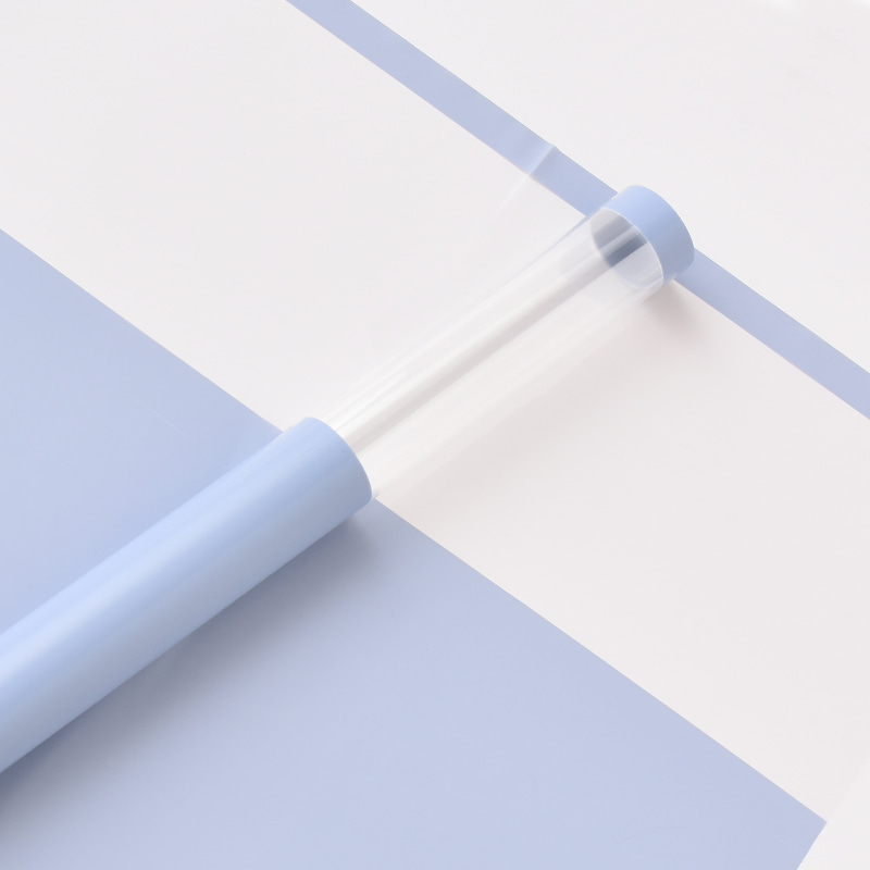 Papel de embrulho de flores de plástico OPP com borda transparente MYHC-16