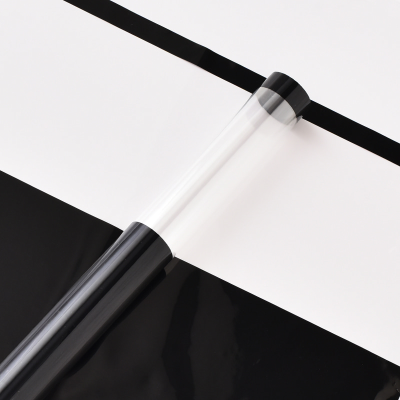 Papel de embrulho de flores de plástico OPP com borda transparente MYHC-16