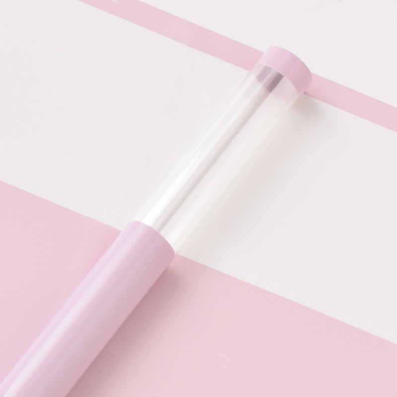 Papel de embrulho de flores de plástico OPP com borda transparente MYHC-16