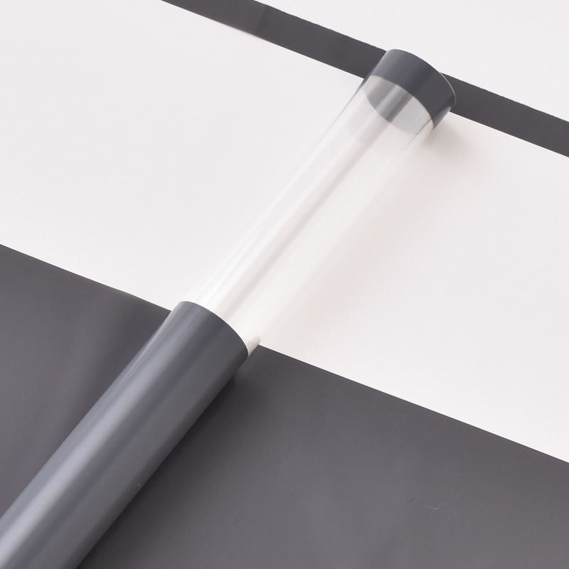 Papel de embrulho de flores de plástico OPP com borda transparente MYHC-16