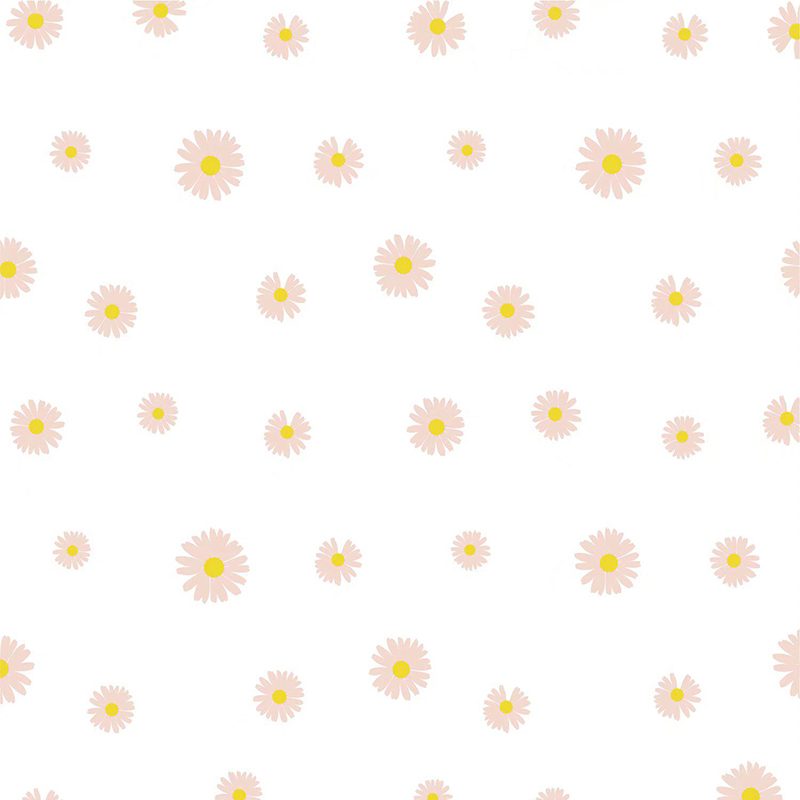 MYHC-18 Papel de embrulho de flores com filme pérola Fresh Little Daisy Pearl