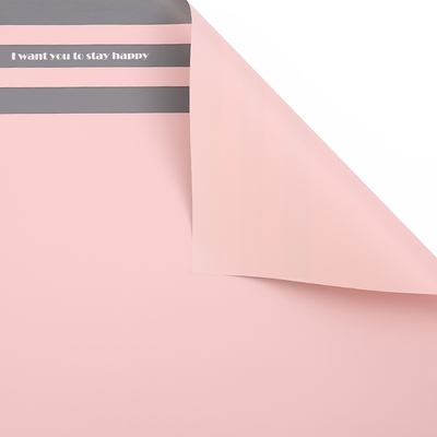 MYHC-22 57×57cm (±2cm) Papel de embrulho de flor de filme perolado horizontal com borda única