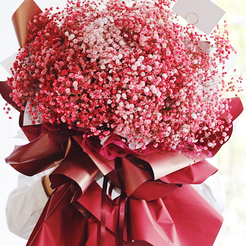 Papel de embrulho BOPP de flores de cor sólida dourada fantasia MYHC-36