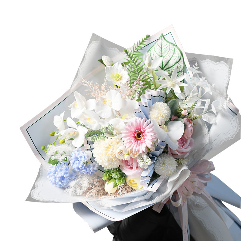 Moldura para fotos com memória MYHC-39 57 × 57 cm (± 2 cm) Papel de embrulho de flores à prova d'água