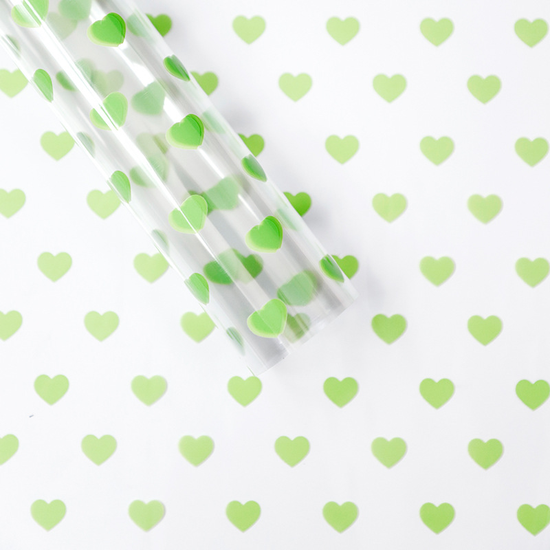 MYHC-62 Mesmo amor decoração OPP papel de embrulho de flores transparente