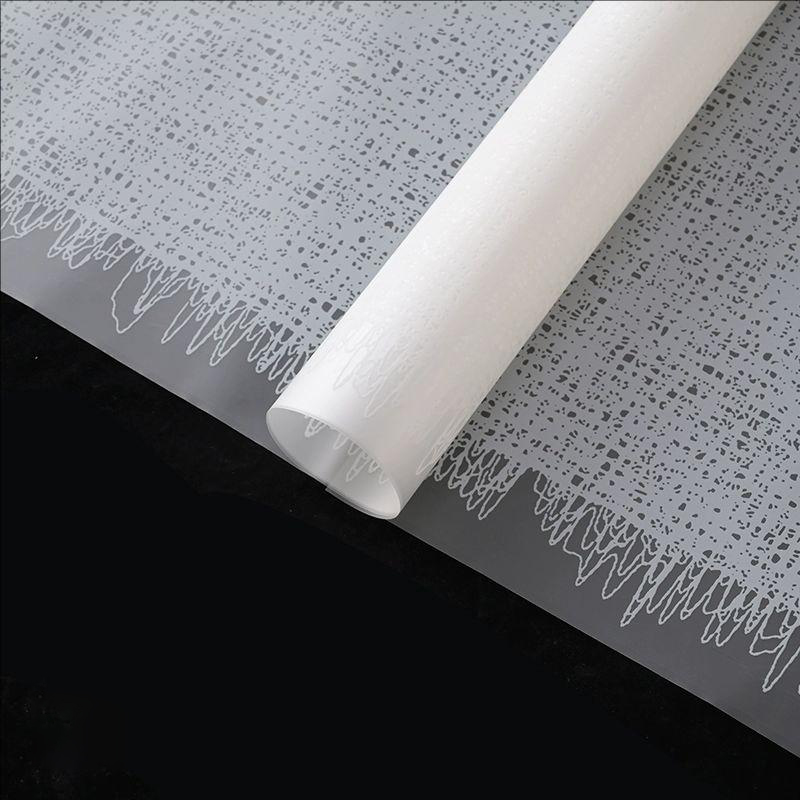 Filme de empacotamento plástico da flor do teste padrão da tela tecida monocromática inferior transparente MYHC-67