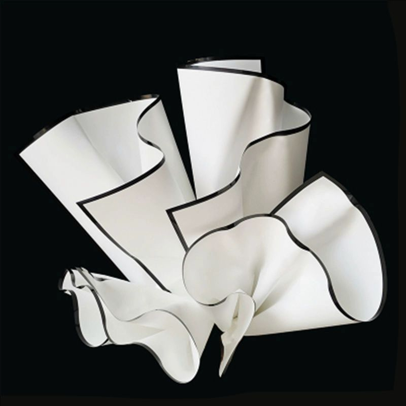 MYHC-69 Filme nobre preto e branco (BOPP) Papel de embrulho de flores à prova d'água