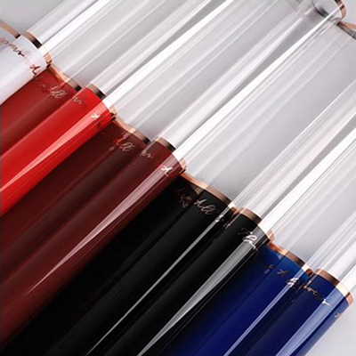 Papel de embalagem Opp de flores plásticas da linha ouro MYHC-70
