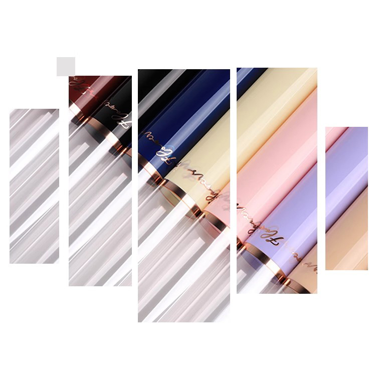 Papel de embalagem Opp de flores plásticas da linha ouro MYHC-70