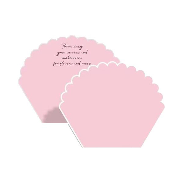 Papel de embrulho de flores de algodão monocromático em forma de pétala MYHC-71