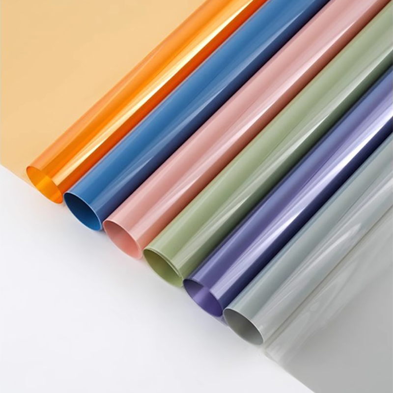 MYHC-74 Jelly Film OPP4.7 Papel de embrulho transparente de seda para flores