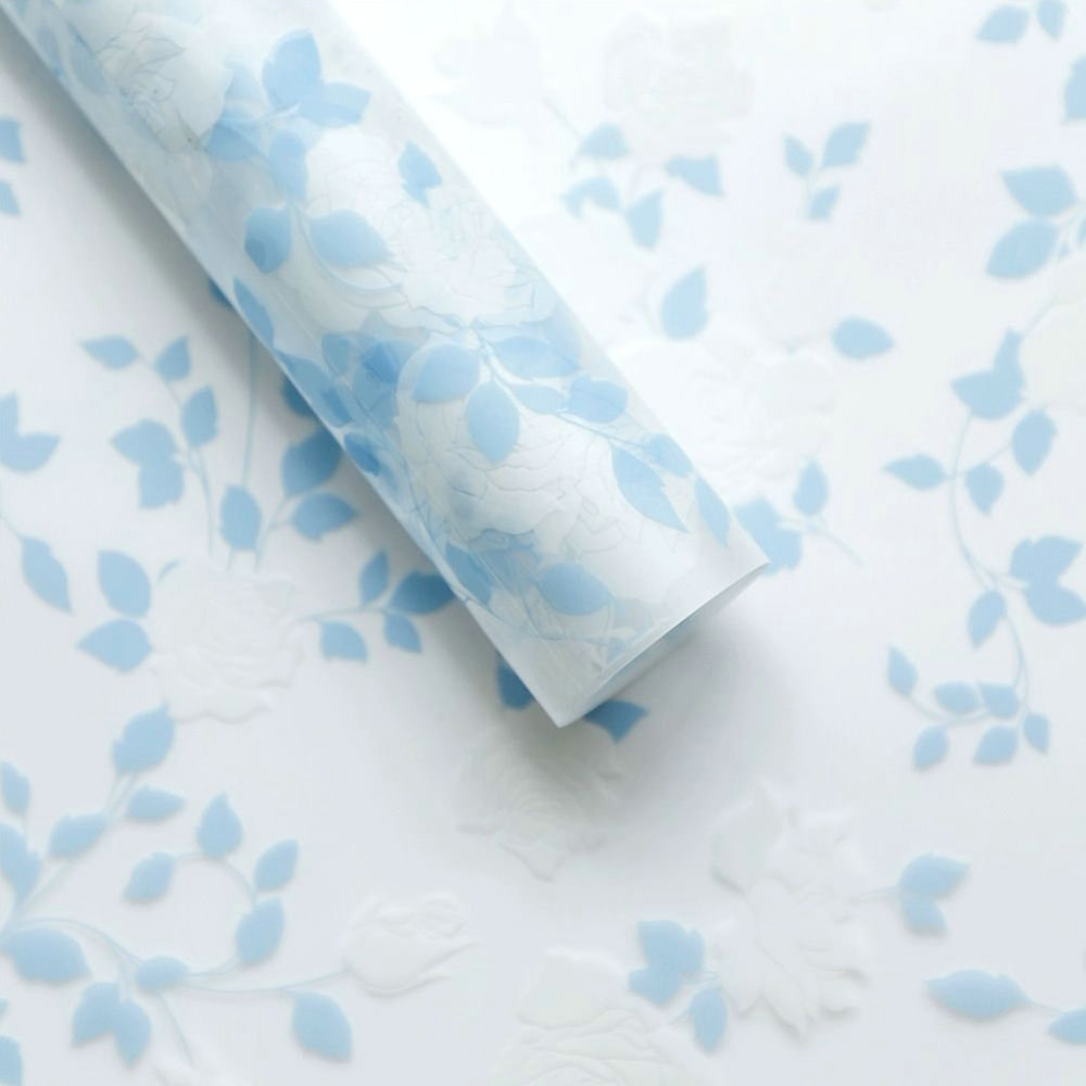 MYHC-79 Rose Print, duas cores, filme transparente para embalagem de flores