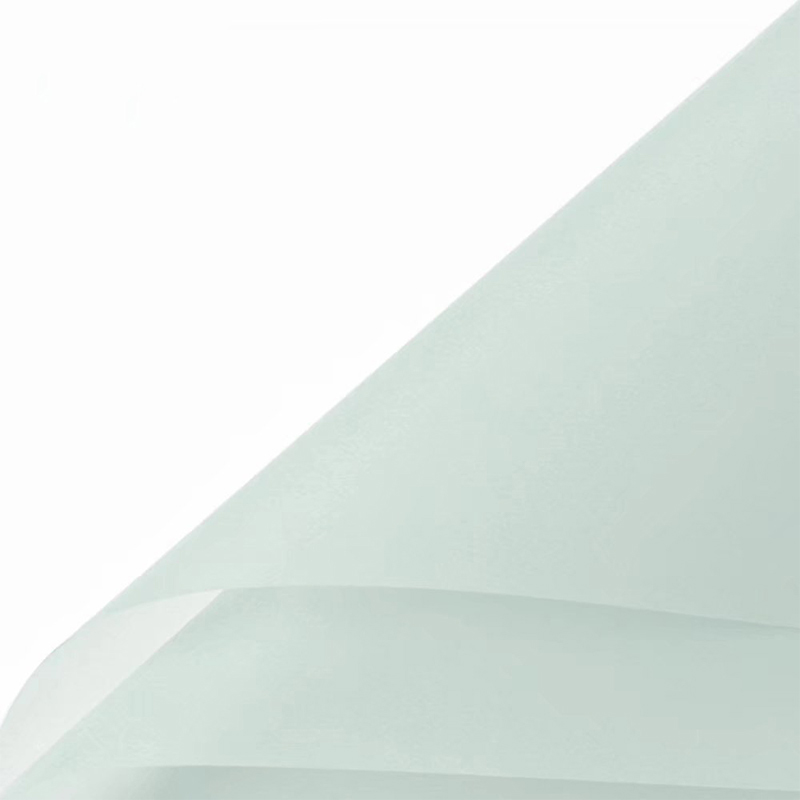 Papel de embrulho de flores translúcido de cor sólida fosca