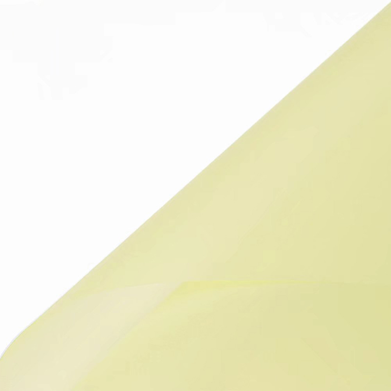 Papel de embrulho de flores translúcido de cor sólida fosca