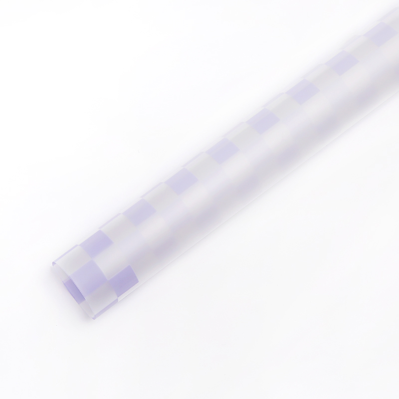 Papel de embrulho para buquê xadrez multicolorido