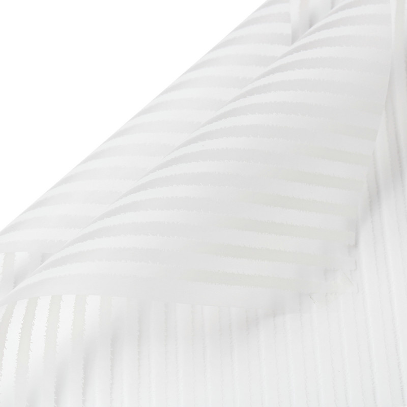 Papel de embrulho de flores fosco listrado