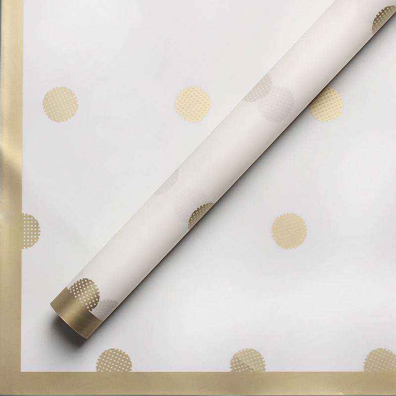 Papel de embrulho de flores DIY fosco Hansu