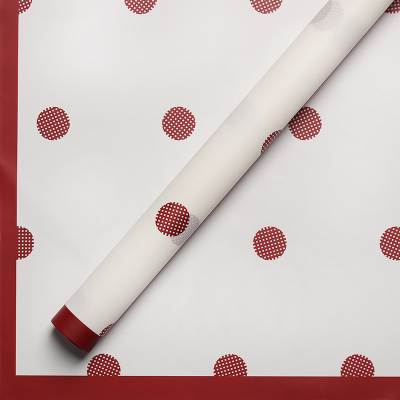 Papel de embrulho de flores DIY fosco Hansu