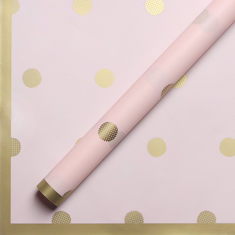 Papel de embrulho de flores DIY fosco Hansu