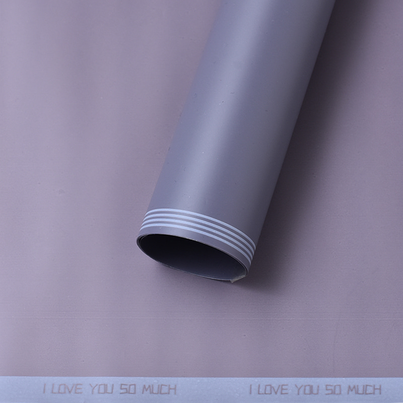 Papel de envolvimento impermeável plástico da flor da laminação de Matt em relevo
