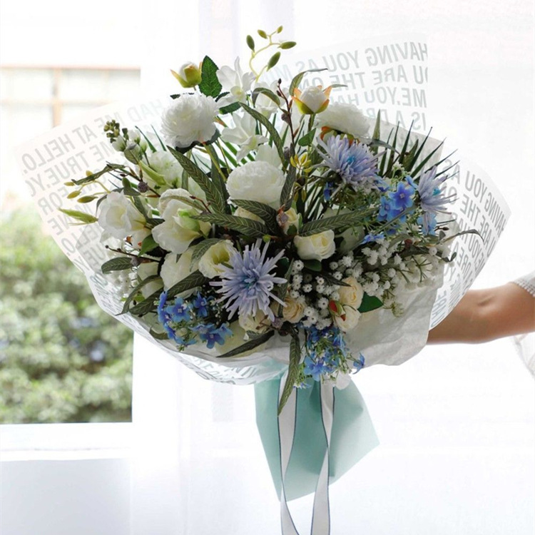 Revestimento impermeável Art Flower Wrapping Nosso Paper