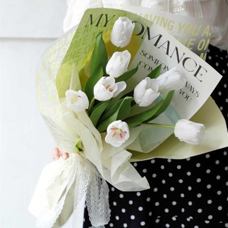 Revestimento impermeável Art Flower Wrapping Nosso Paper