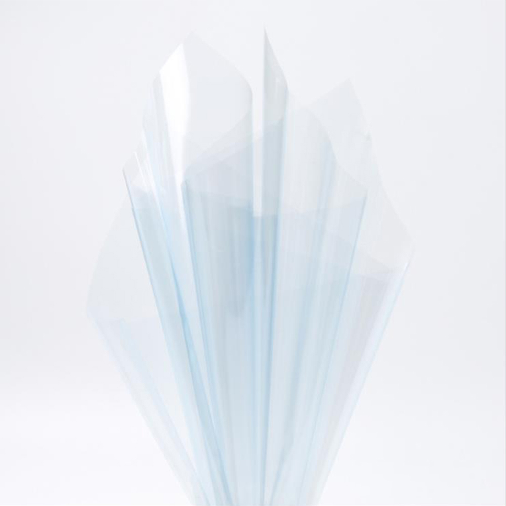 Papel de embrulho de flores de cristal transparente à prova d'água