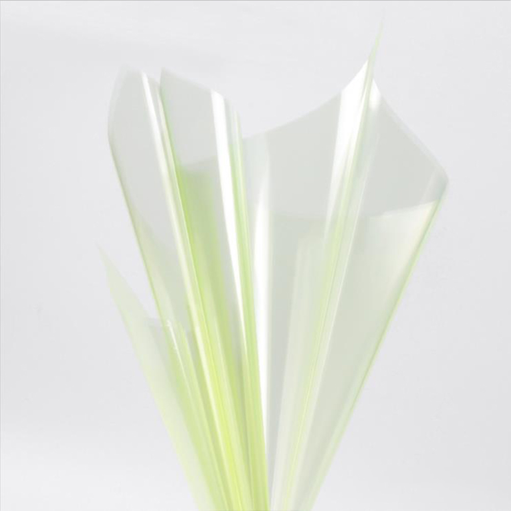 Papel de embrulho de flores de cristal transparente à prova d'água