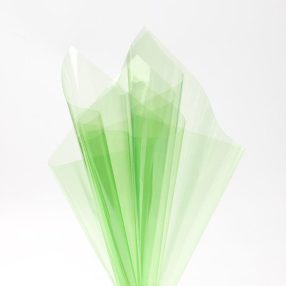 Papel de embrulho de flores de cristal transparente à prova d'água