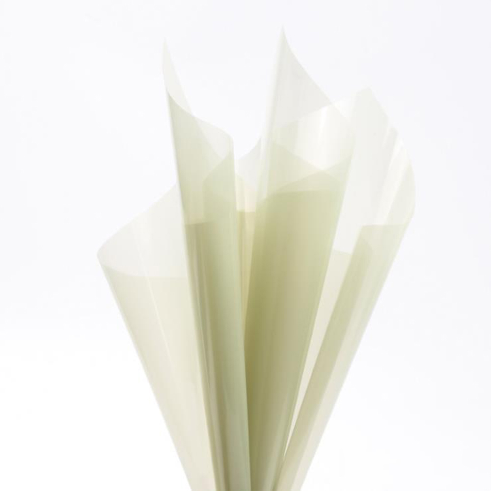 Papel de embrulho de flores de cristal transparente à prova d'água