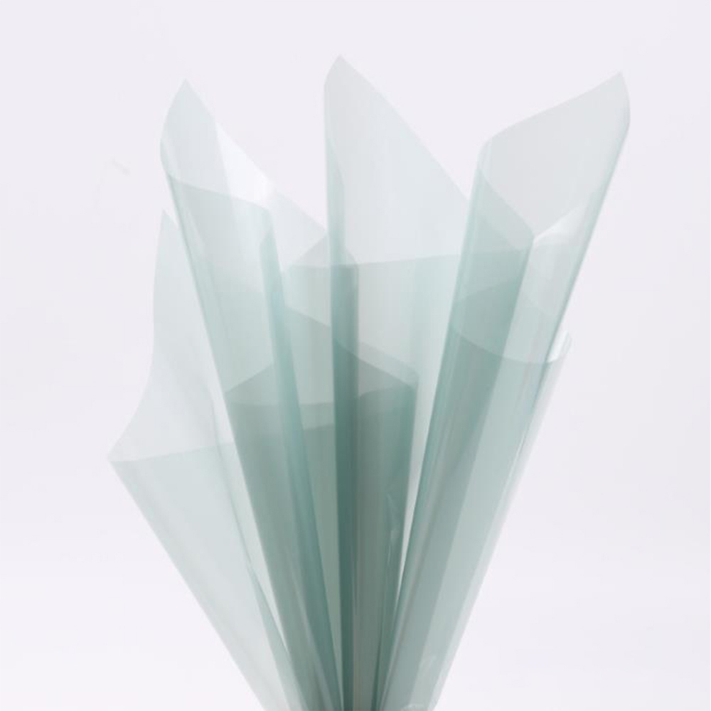 Papel de embrulho de flores de cristal transparente à prova d'água