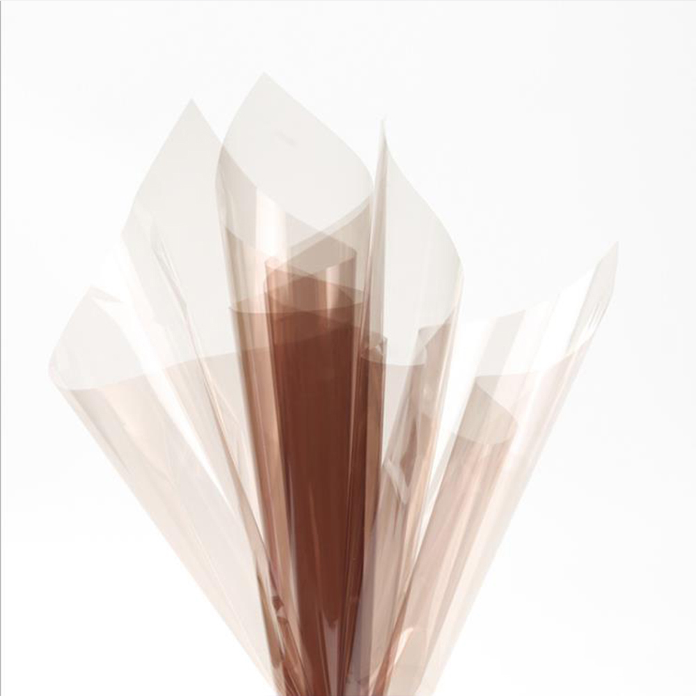 Papel de embrulho de flores de cristal transparente à prova d'água