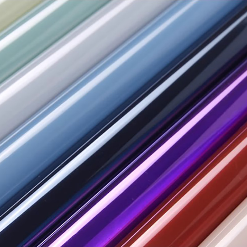 Papel de embrulho de flores de cristal transparente à prova d'água
