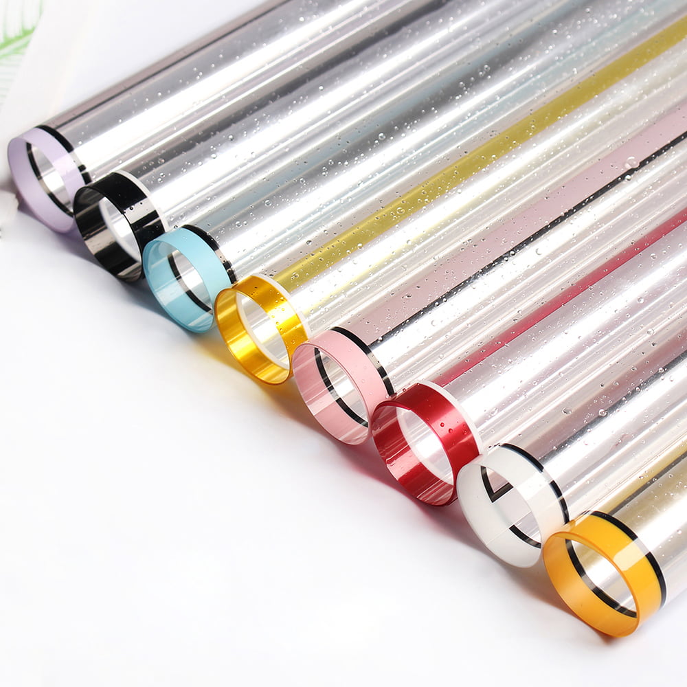 Papel de envolvimento impermeável matte impermeável da flor do íon de prata semi transparente afiado prata