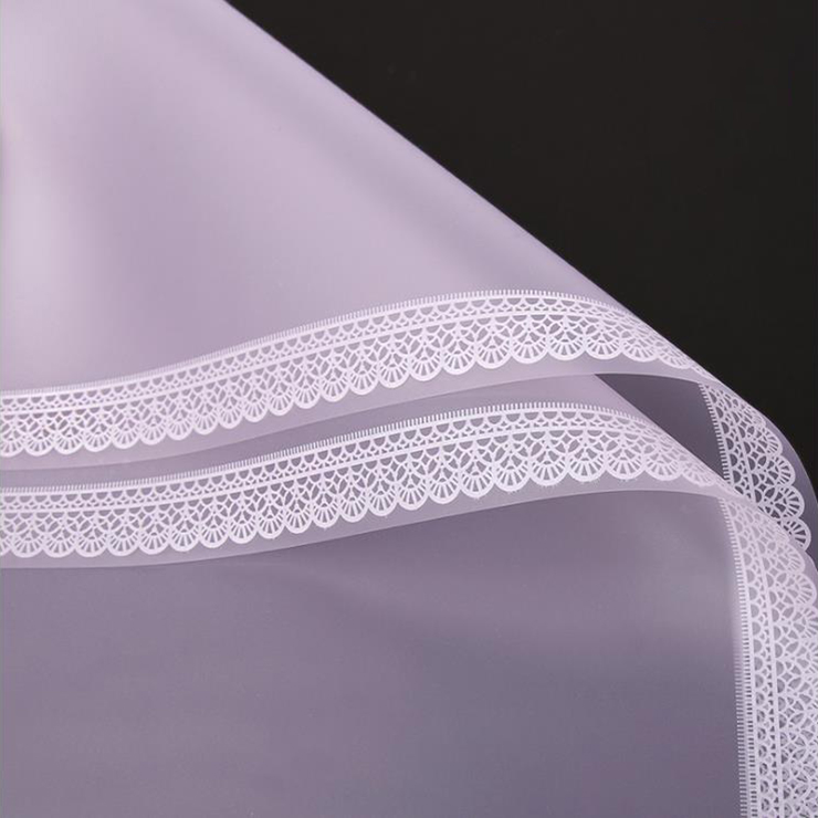 Papel de embrulho de flor fosco rendado