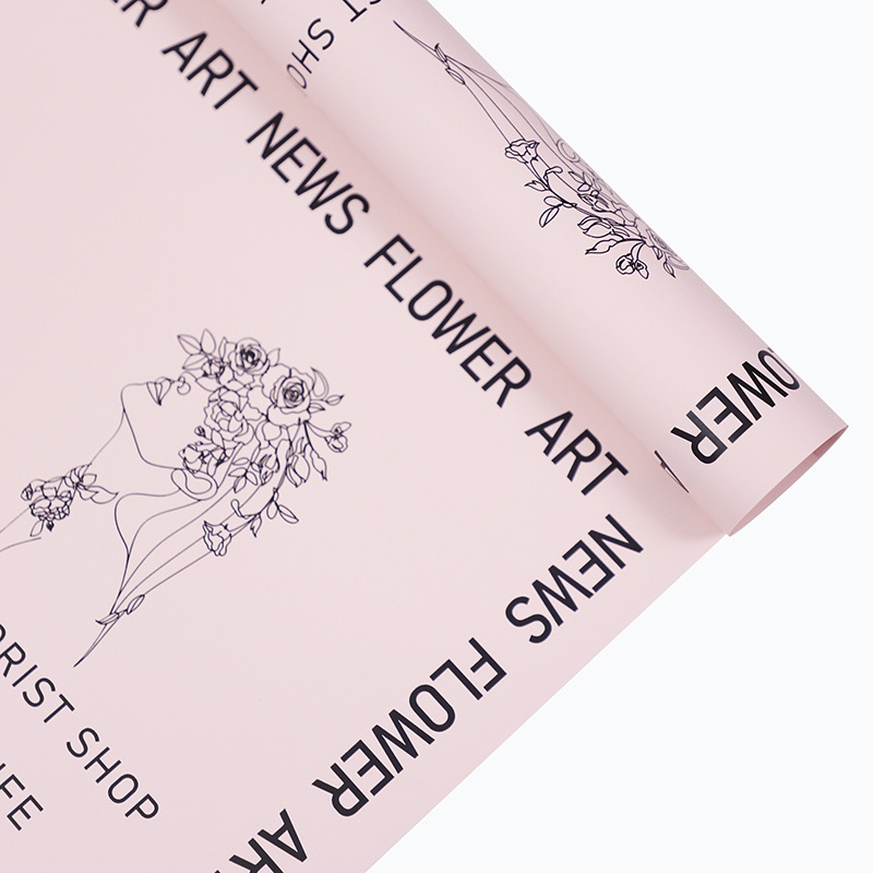 Papel de embrulho Mattis com padrões artísticos