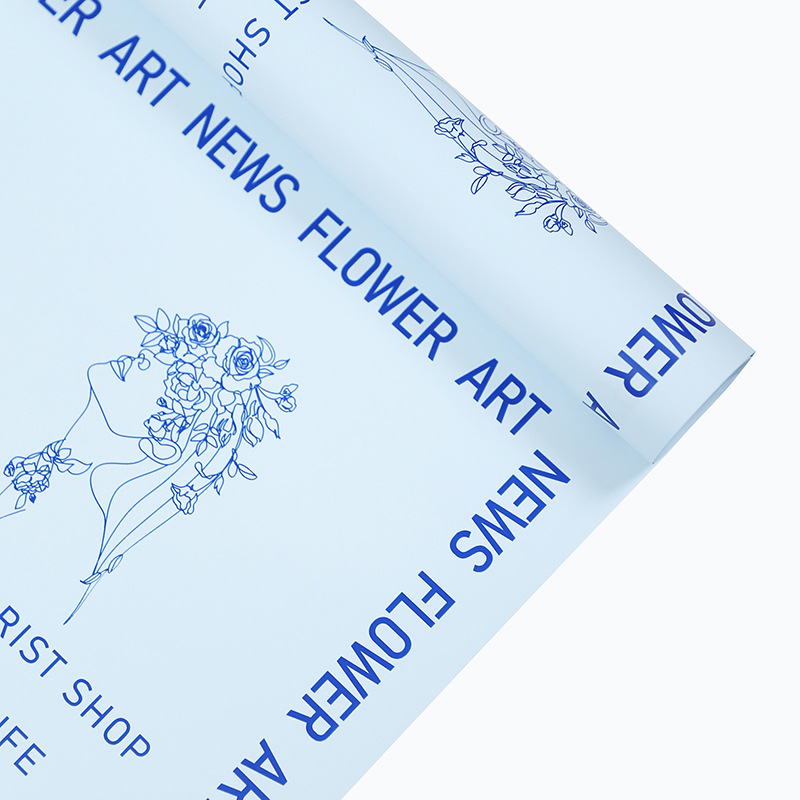 Papel de embrulho Mattis com padrões artísticos