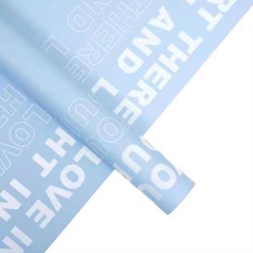 Papel de embrulho com palavras artísticas