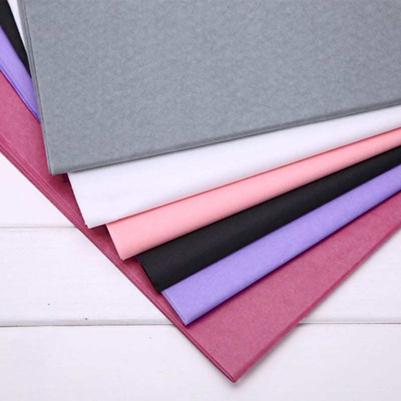 Papel de embrulho de flores de papel de pêra de neve colorido