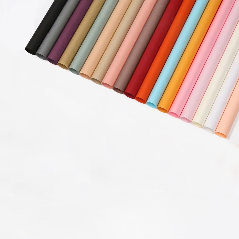 Papel de embrulho de flores de papel de pêra de neve colorido