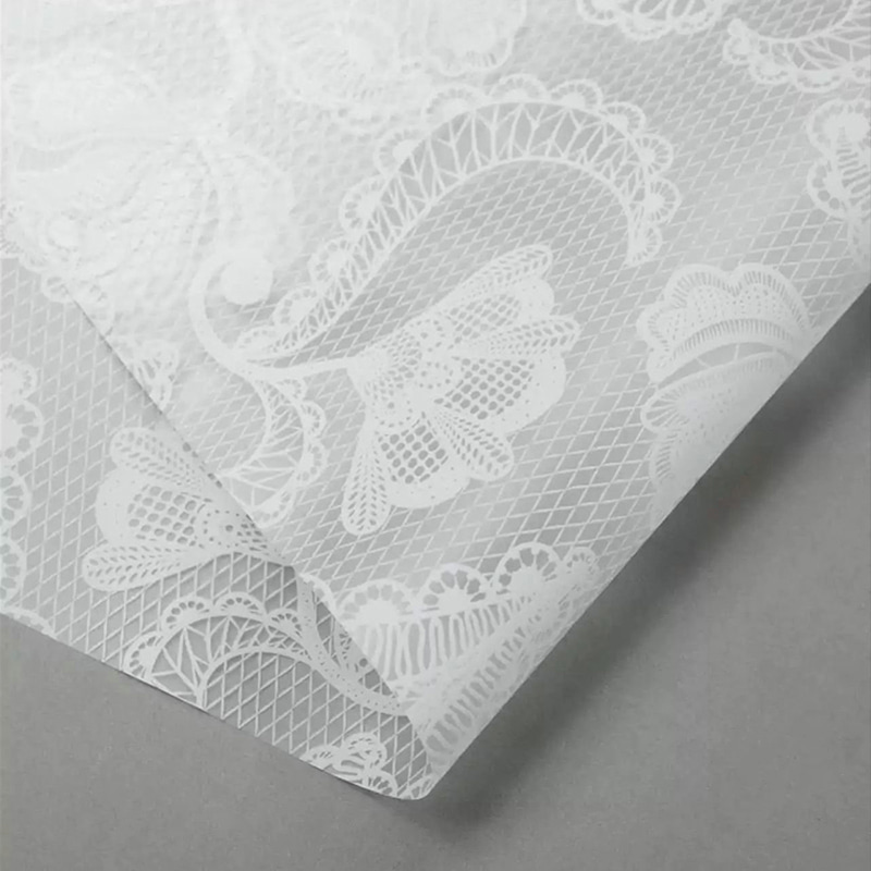 Papel de embrulho de flores Nuosha em vários padrões e estilos