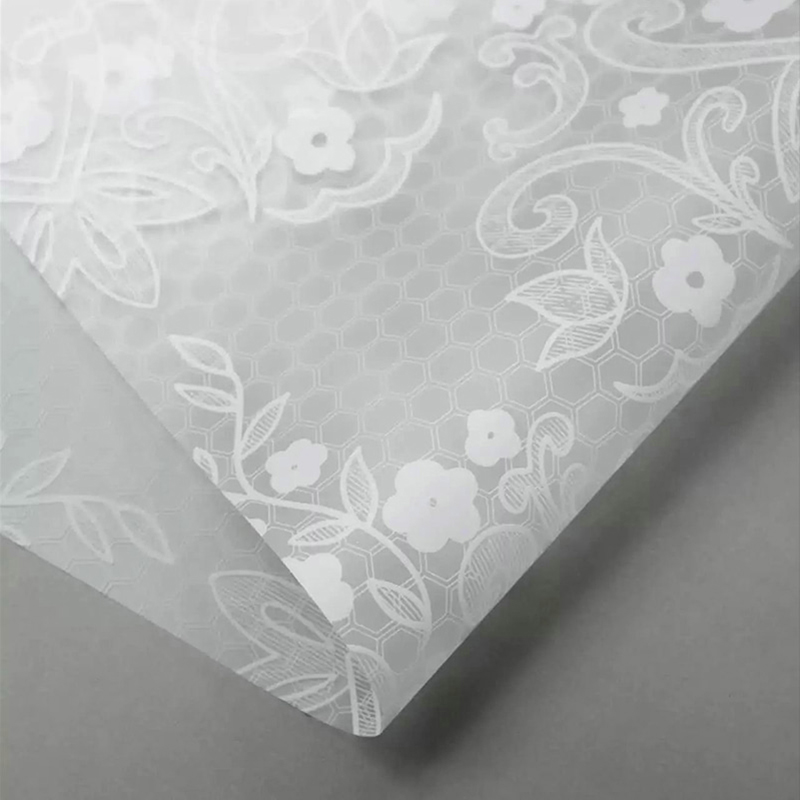 Papel de embrulho de flores Nuosha em vários padrões e estilos