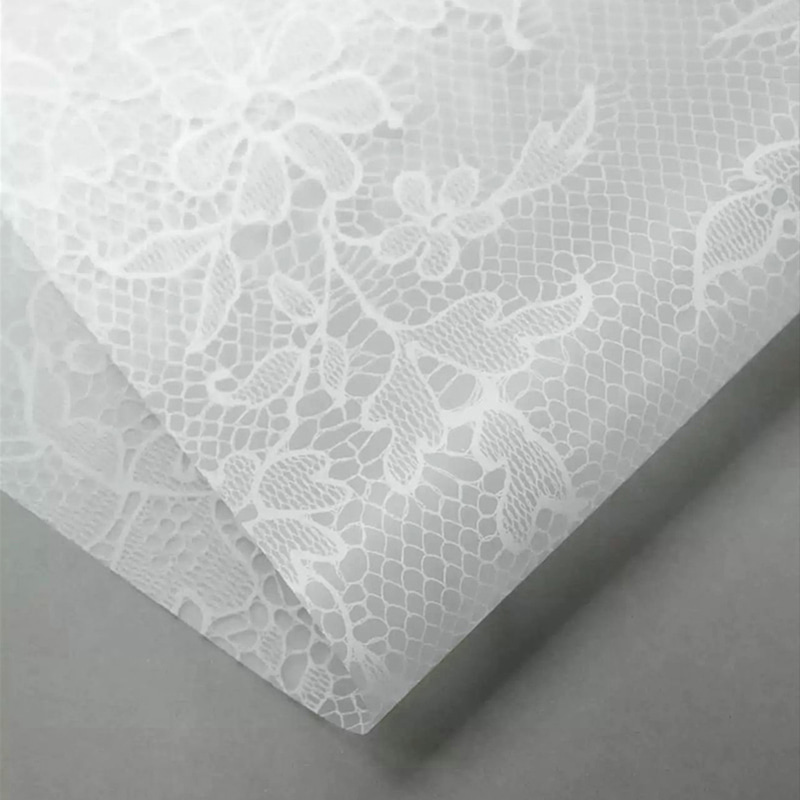 Papel de embrulho de flores Nuosha em vários padrões e estilos
