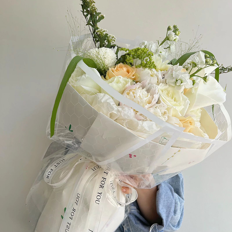 Filme de embalagem de buquê de flores de plástico antiembaçante e à prova de umidade