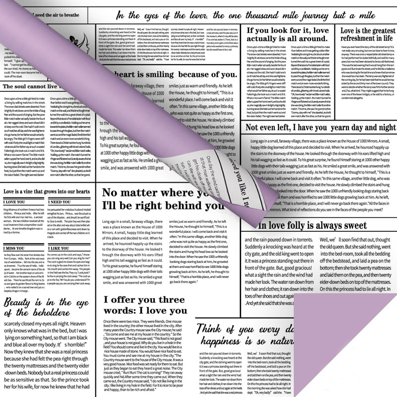 Papel de embrulho de flores de jornal inglês