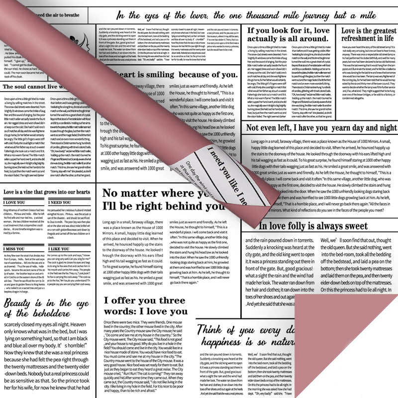 Papel de embrulho de flores de jornal inglês