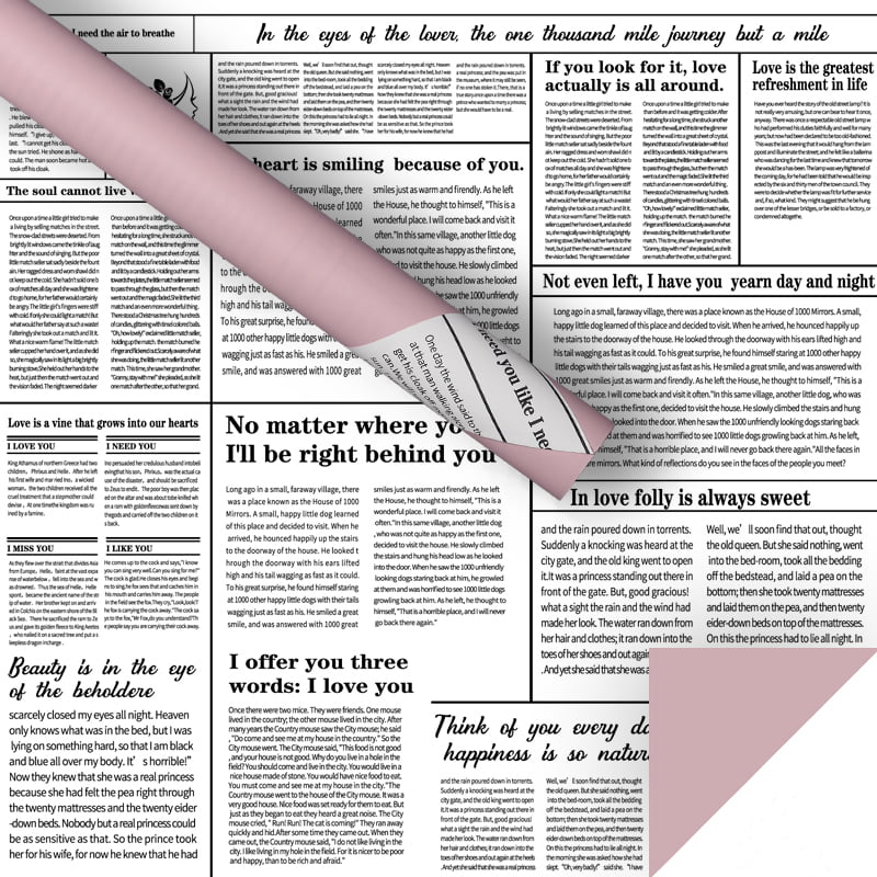 Papel de embrulho de flores de jornal inglês